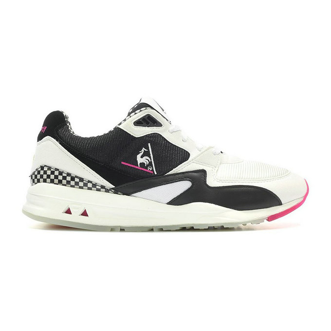 Le Coq Sportif R800 X T And C Checkers Blanc - Chaussures Baskets Basses Femme
